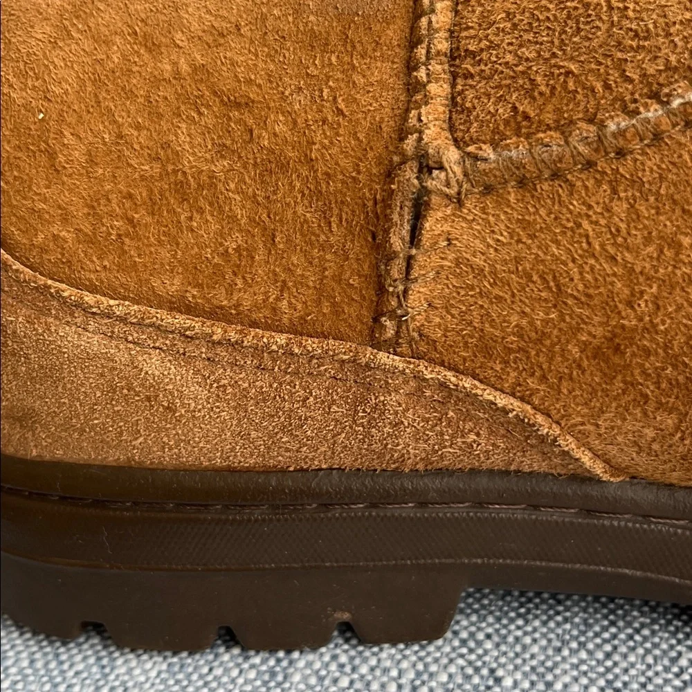Ugg‎ Ultra Tall Braided Back 5245 New Zealand Label Sheepskin Rubber Sole Tasman